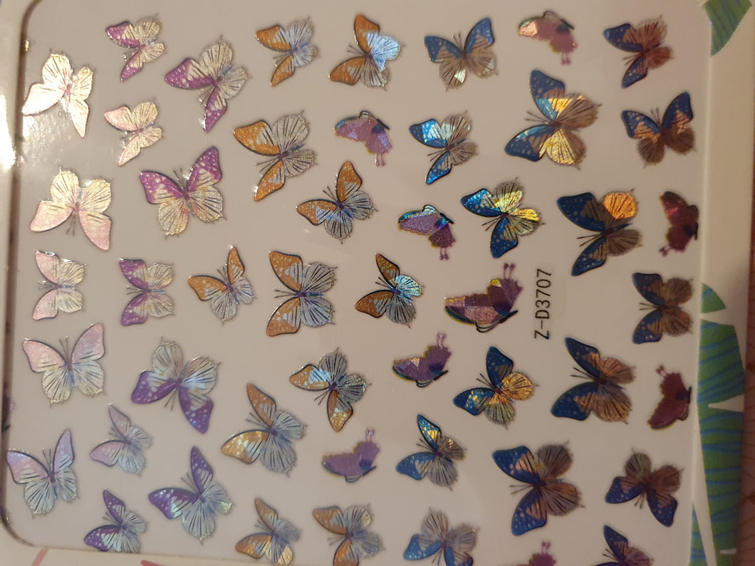 Foiled butterflies - Kraken's Nails 