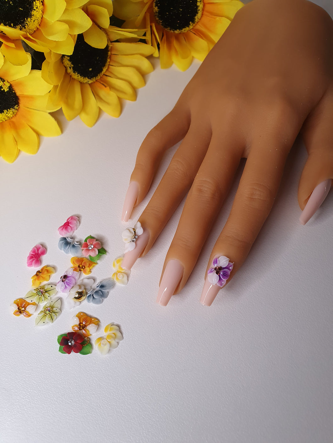 Acrylic flower set C