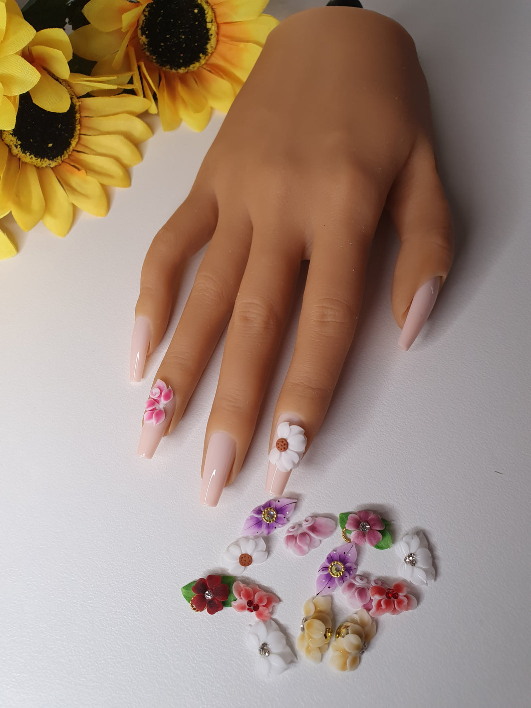 Acrylic flower set A