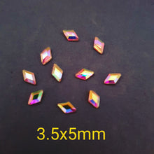 Load image into Gallery viewer, AB Crystal Rhombus 5mm - Kraken&#39;s Nails 
