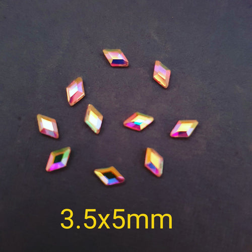 AB Crystal Rhombus 5mm - Kraken's Nails 