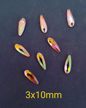 Load image into Gallery viewer, AB Crystal Raindrops 10mm - Kraken&#39;s Nails 
